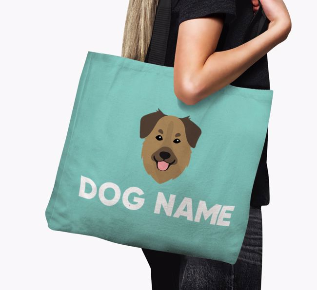 Personalized {dogsName} Icon Canvas Bag